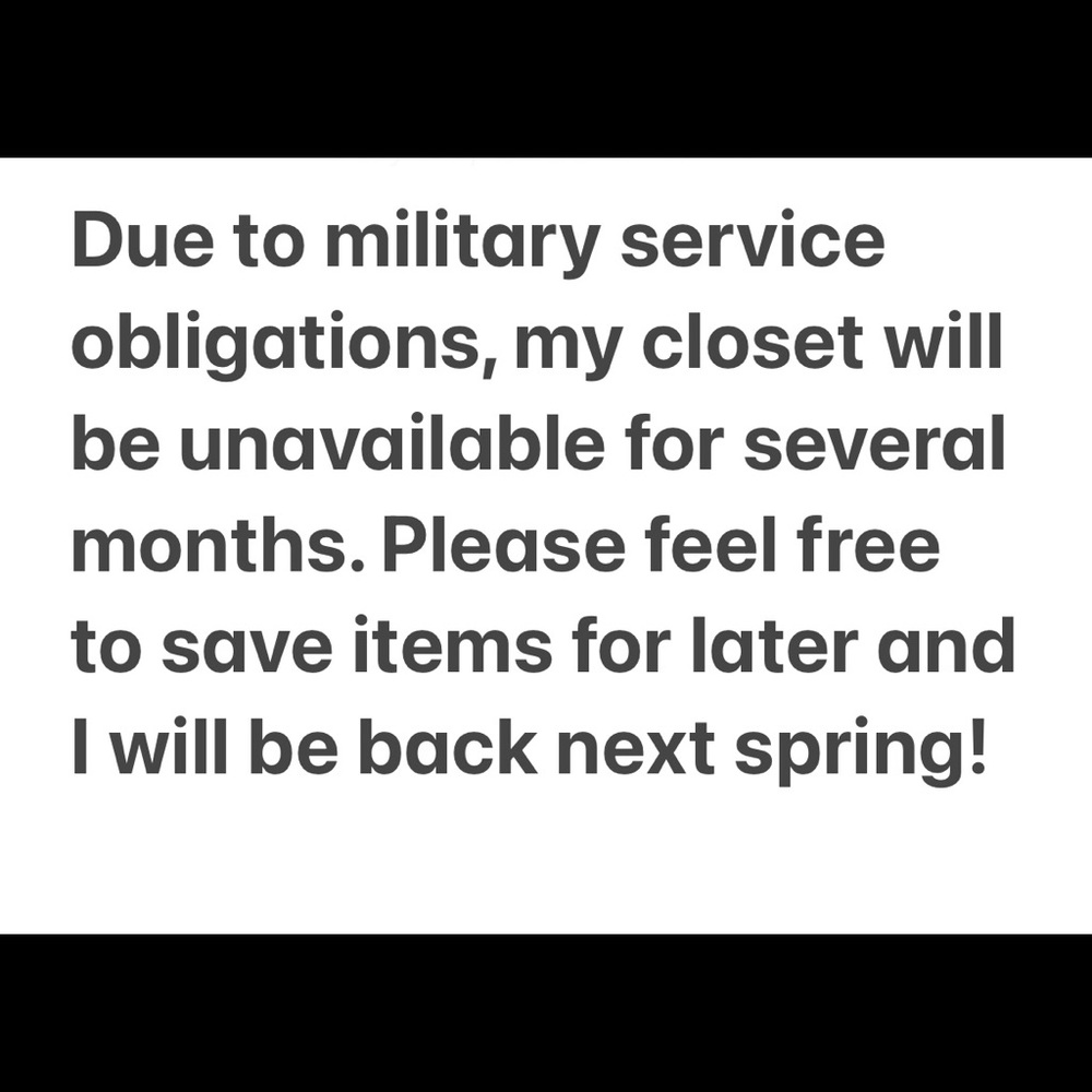 Closet on hold until March 2023